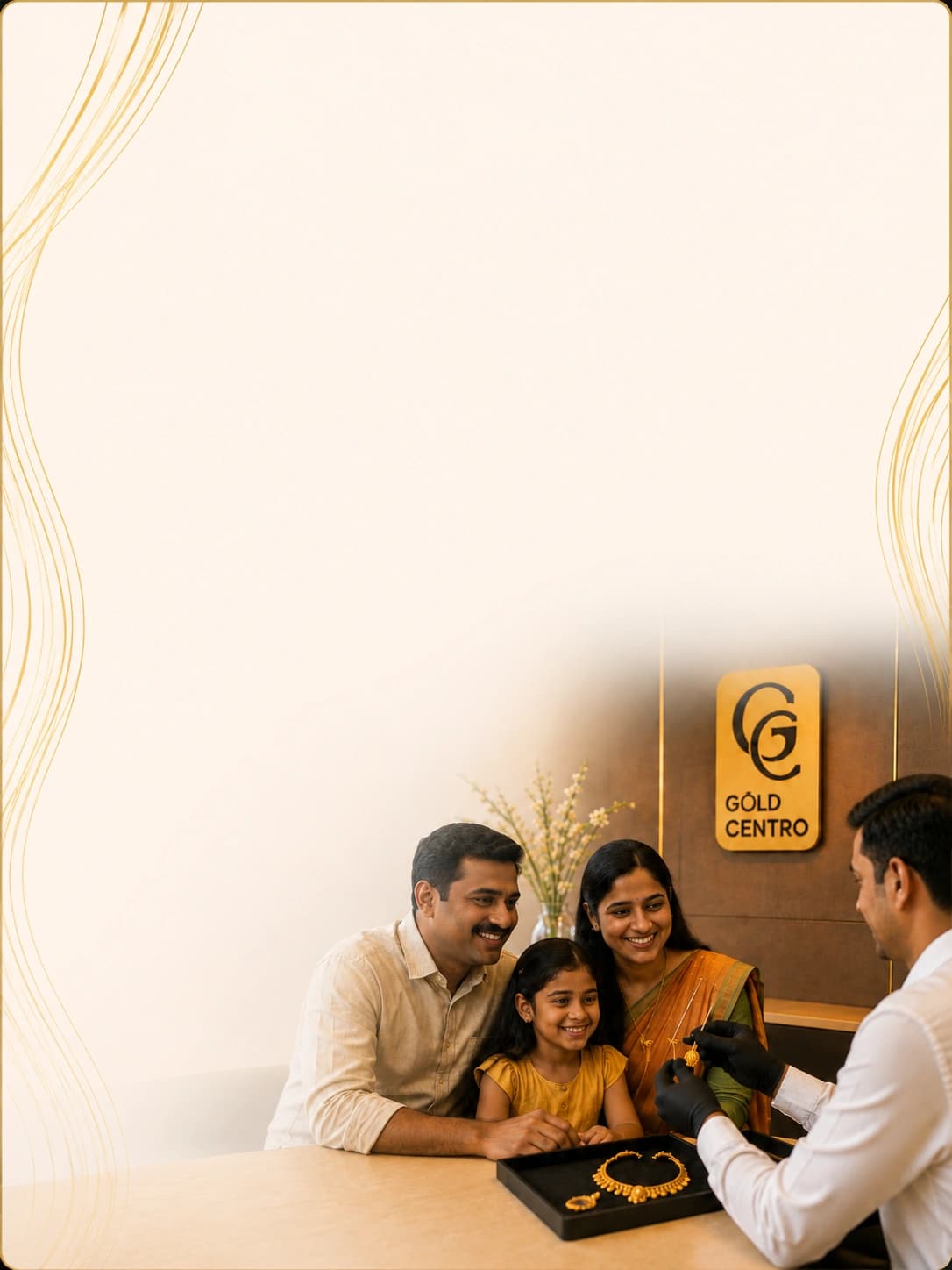 Gold Centro Hero Tablet Background